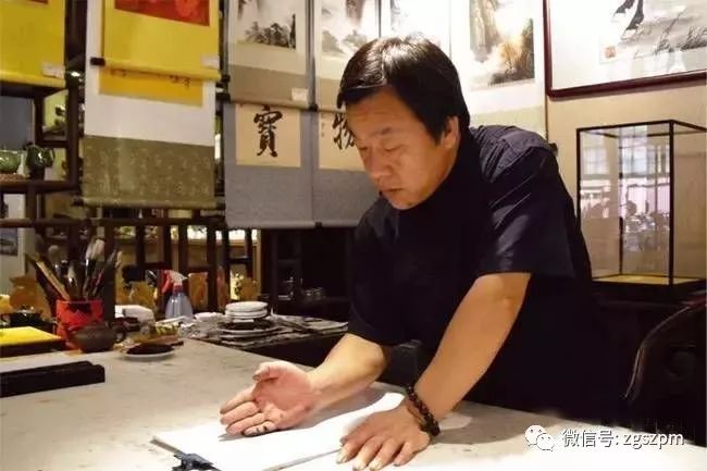 刘学怀指掌画 故宫苍鸿指掌画非遗传承人