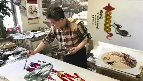 路海艇军旅书画名家、国家一级美术师《雪域苍茫》篇